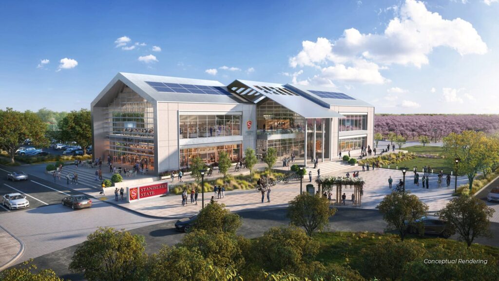 Pacific Gateway Stanislaus State Building Conceptual Rendering